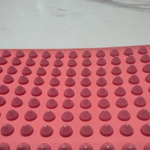Christian Louboutin Studded Zip-Around Wallet - Pink - Picture 14 of 14